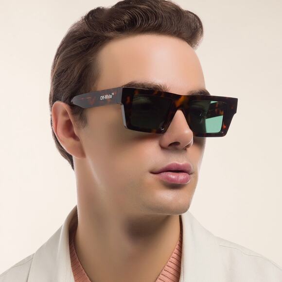 New, OFF-WHITE Sunglasses NASSAU OERI017 6055 Authentic - Picture 1 of 16